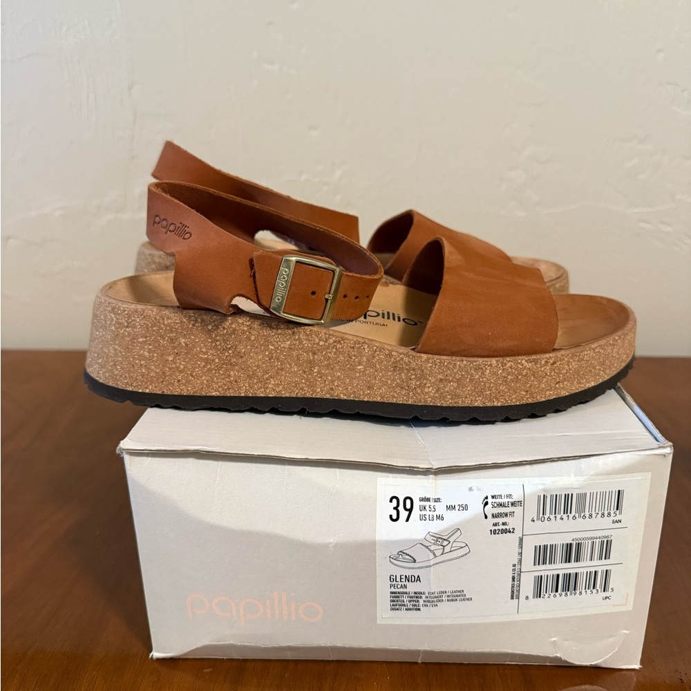 Birkenstock Papillio Glenda Platform Sandals in Brown